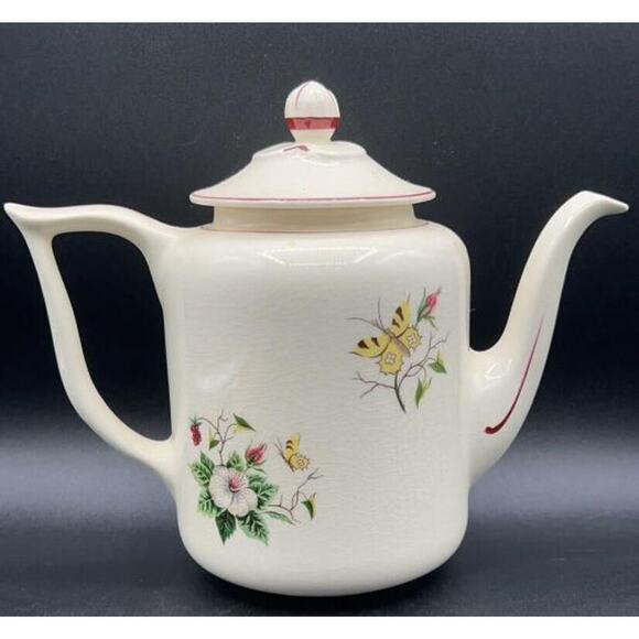 Vintage Edwin Knowles "Spring Glory" Coffee Pot - 1950s - Picture 2 of 14
